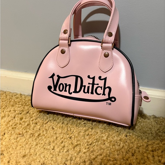 Von Dutch Vintage Light Pink Mini Bag - Picture 1 of 7